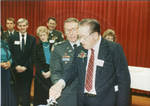 Jamie Whitten at the opening of the Jamie L. Whitten Building Information Technology Laboratory. by Author Unknown