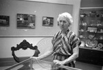 Unidentified woman in a museum, image 002 by Martin J. Dain