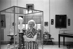 Unidentified woman in a museum, image 003 by Martin J. Dain