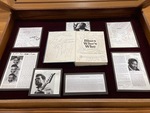 Display case. Blues Who's Who by University of Mississippi. Department of Archives and Special Collections