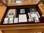 Display case. Handmade books by University of Mississippi. Department of Archives and Special Collections