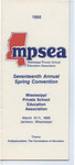 Mississippi Private School Education Association convention program, 1988