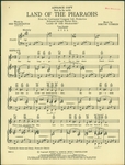 Land of the Pharaohs. Sheet Music. by Warner Bros. Pictures
