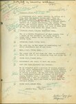 Baby Doll. Typesetting Copy. Page with annotations. by Tennessee Williams