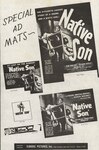 Native Son. Pressbook insert. by Classic Pictures