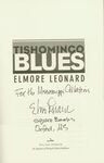 Tishomingo Blues / Elmore Leonard. (2002) Signed title page. by Elmore Leonard