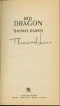 Red Dragon / Thomas Harris. (1982) Advanced Reading Copy. Signed title page. by Thomas Harris