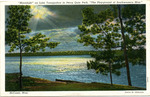 Moonlight on Lake Tangipahoa in Percy Quin Park, The Playground of Southwestern Miss. by Curteich (Chicago, Ill.)