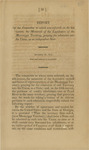 Report of the Committee to which was referred, on the 6th instant, the memorial of the Legislature of the Mississippi Territory, praying for admission into the Union as an independent state by United States. Congress. House