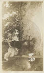Martha Alice Stewart and dog by Martha Alice Stewart
