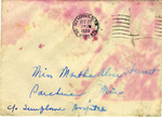 Personal letter sent to Parchman by Martha Alice Stewart