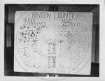 Map (African-American Schools in Benton County) by John E. Phay and University of Mississippi. Bureau of Educational Research