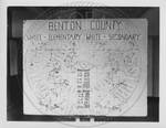 Map (White Schools in Benton County) by John E. Phay and University of Mississippi. Bureau of Educational Research