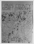 Map (Elementary Schools in Jones County) by John E. Phay and University of Mississippi. Bureau of Educational Research