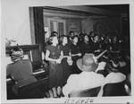 Chorus at the Sunflower County Teacher's Meeting by John E. Phay and University of Mississippi. Bureau of Educational Research