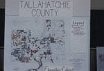 Map (Map of Elementary Schools in Tallahatchie County) by John E. Phay and University of Mississippi. Bureau of Educational Research