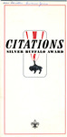 Citations: Silver Buffalo Award booklet by Boy Scouts of America