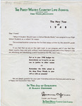 Fundraising letter from Laurence C. Jones by Laurence Clifton Jones (1884-1975)