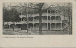 A College Dormitory, Blue Mountain, Mississippi