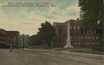 Main Street, showing Court House and Confederate Monument, Hattiesburg, Miss.