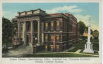 Court House, Hattiesburg, Miss., Reached via "Panama Limited," Illinois Central System by Illinois Central Railroad Company
