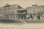 View on R. R St., Hattiesburg, Miss. by D. R. Henley and Rotograph Co.