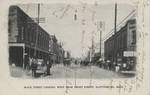 Main Street Looking West from Front Street, Hattiesburg, Miss. by D. R. Henley