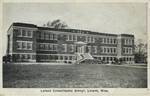 Leland Consolidated School, Leland, Miss. by Auburn Post Card Mfg. Co.