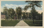 Campus Scene, University, Miss. by University Store (University, Miss.) and Curt Teich & Co.