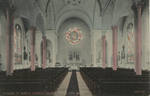 Interior, St. Mary's Catholic Church, Yazoo City, Miss. by W. T. Hegman & Son (Yazoo City, Miss.)