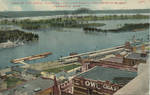 View of the canal, showing Lake Centennial and De Soto Island, Vicksburg, Miss. by S. H. Kress & Co.