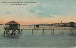 Water Front, showing Style of Bath Houses, Pass Christian, Miss. by J. Edward Hanson (Pass Christian, Miss.)