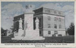 Humphreys County World War and Confederate Memorial with Court House, Belzoni, Miss. by Banner Printing Co., Inc. (Belzoni, Miss.)