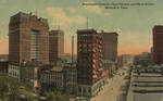 Skyscraper District, Court Square and Main Street, Memphis, Tenn. by S. H. Kress & Co. and C. T. Photochrom