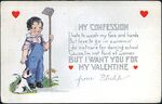 Valentine. My Confession by Author Unknown