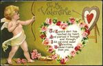 Valentine. Tho' Cupid's Dart Has Reached My Heart by Author Unknown