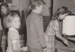 School children washing their hands before having their lunch. East Lexington, Va. by USDA
