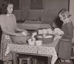 Dishwashers at school, washing the dishes after lunch, Kent Co. Md. by USDA