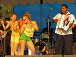 Chubby Carrier with the Bayou Swamp Band by Gary Saretzky