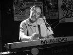 Ed Wall with Richard Ray Band by Gary Saretzky