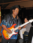 Guitar Shorty playing guitar by Gary Saretzky