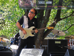 Paul Plumeri at the Stockton Blues Festival by Gary Saretzky