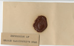 Impression of George Washington's Seal by Author Unknown