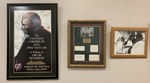 Framed items: photos and autographs by University of Mississippi. Libraries. Archives and Special Collections.