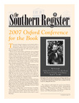 Southern Register. 2007.1 (Winter 2007) by University of Mississippi. Center for the Study of Southern Culture