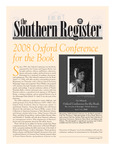 Southern Register. 2008.1 (Winter 2008) by University of Mississippi. Center for the Study of Southern Culture
