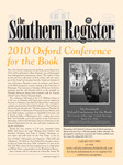Southern Register. 2010.1 (Winter 2010) by University of Mississippi. Center for the Study of Southern Culture