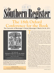 Southern Register. 2011.1 (Winter 2011) by University of Mississippi. Center for the Study of Southern Culture