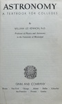 Astronomy: A Textbook for Colleges. Title page. by William Lee Kennon