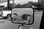 Lafayette County Courthouse in Car Mirror by Amy Evans